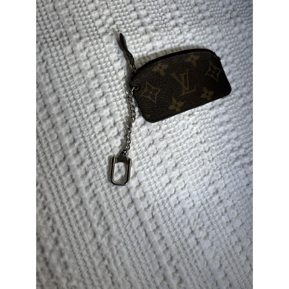 Louis Vuitton Monogram Cles Key Pouch Brown Canvas‎ Coin Purse 881 ET - Picture 5 of 7
